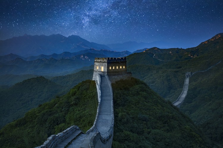 Great Wall of China, Night Shot